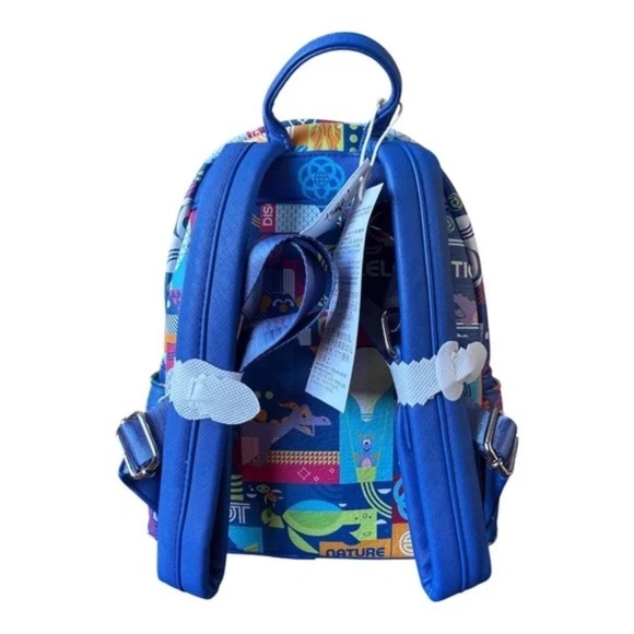 Disney Parks EPCOT Loungefly  Backpack Figment Nemo Groot Remy Spaceship Earth main image 6